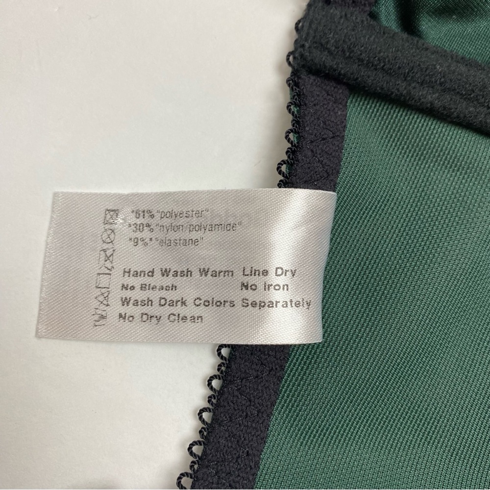 Goddess Keira Banded Underwire Bra Green Black GD6090 36M Satin - Picture 2 of 7